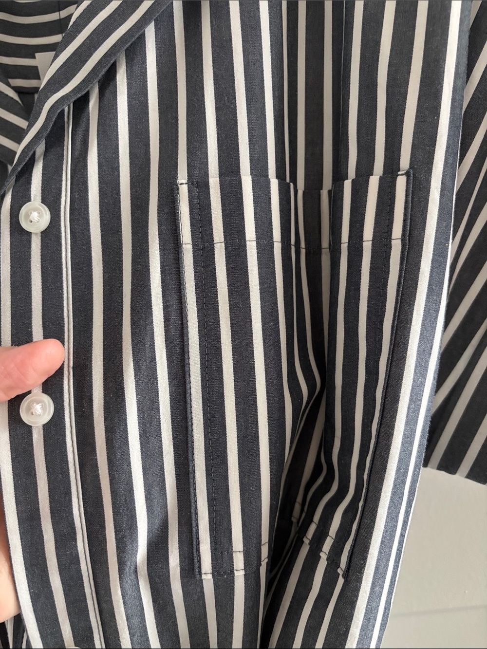 Banana Republic striped midi shirt dress - Picture 4 of 6